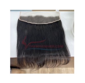 Cheveux humains vierges vietnamiens de qualité supérieure, lisses naturels, 13x6 HD, frontal, double trame, toutes les couleurs - Product Image 1