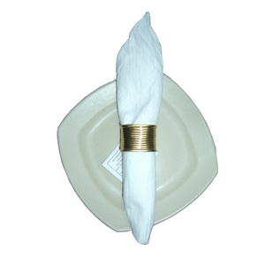 Rond de serviette en métal populaire écologique pour le service de dîner d'hôtel de luxe - Product Image 2