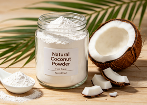Polvo de Coco Natural de Grado Alimenticio, Leche de Coco Pura en Polvo, Secado por Aspersión, Ingrediente Instantáneo para Repostería y Bebidas, Botella de Vidrio, 24 Meses - Product Image 2