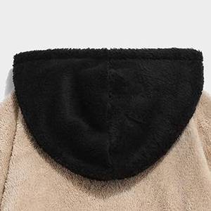 Nueva Llegada, Sudadera con Capucha Extra Grande para Hombre, Personalizada, de Sherpa, Felpa, para Invierno, Gruesa, de Pelo Sintético - Product Image 6