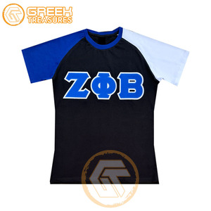 Camiseta de Algodón Personalizada al por Mayor de Zeta Phi Beta, Ropa de Sororidad de Alta Calidad para Mujeres, Diseño Estampado y Bordado para Fraternidades, para Todas las Temporadas - Product Image 3