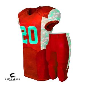 Fournisseur en gros de maillot de football américain OEM léger et respirant et de tissu à mailles uniforme de conception professionnelle - Product Image 4
