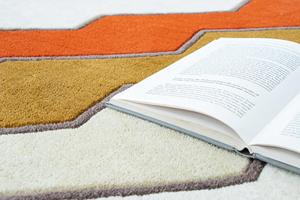 Tapis rectangulaire en corde de laine fait main, écologique, antidérapant, luxueux, personnalisé, pour salon, bureau, usage commercial - Product Image 5