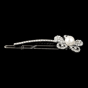 Women's Fancy Hair <b>Clip</b> - <b>Silver</b> - Product Image 2