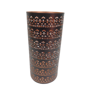 Soporte votivo de hierro decorativo, tarro de vela de nuevo diseño de Color negro para sala de estar y decoración navideña hecha a mano - Product Image 1