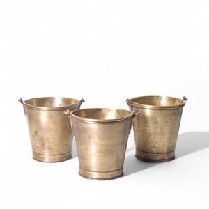 Cubo de latón con logotipo personalizado, portador de agua de metal para el hogar con logotipo personalizado - Product Image 1