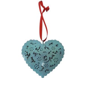 Christmas <b>Decoration</b> Handmade Hot Selling Iron Metal Hanging <b>Heart</b> Wall Decorative Gold Plated <b>Heart</b> for Home <b>Decoration</b> - Product Image 2