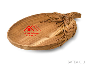 Cuenco para decoración de fiestas y bodas, cuenco decorativo de último diseño con soporte de Pedestal, madera de acacia grande - Product Image 6