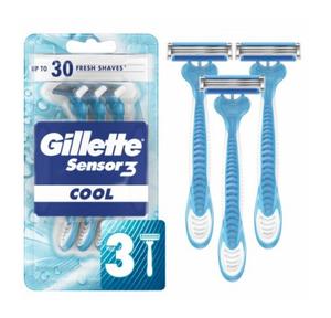 Gillette-Maquinilla de afeitar Sensor3 Comfort para hombre, afeitadora de triple hoja, afeitadora suave de alta calidad, precio económico a la venta - Product Image 1