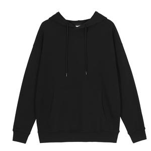 เสื้อฮู้ดแบบสวมหัวสำหรับผู้ชายเสื้อฮู้ดดี้ผ้าฝ้าย100% แบบเรียบพิมพ์ลายโลโก้พัฟตามสั่งแบบ3D - Product Image 5