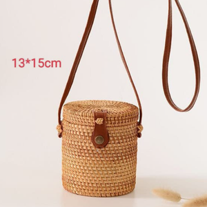 กระเป๋าหวายสานมือแบบดั้งเดิมน้ำหนักเบาและทนทาน - Product Image 3