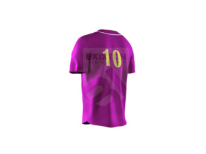 Uniforme Deportivo Personalizado de Béisbol, Transpirable, Ligero, de Secado Rápido, con Cuello en V y Botones, Diseño OEM para Adultos Unisex - Product Image 2