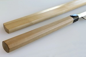 Cuchillo Profesional para Atún de Acero al Carbono, Cuchillo para Filetear Mariscos con Funda, Hoja de Acero Inoxidable de Grado Alimenticio para Cortar Pescado - Product Image 3