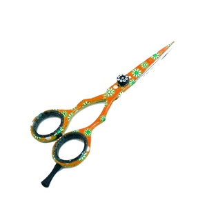 Tijeras profesionales para el cabello de peluquero, tijeras para cortar el cabello de acero inoxidable recubiertas de papel con reposapiés - Product Image 1