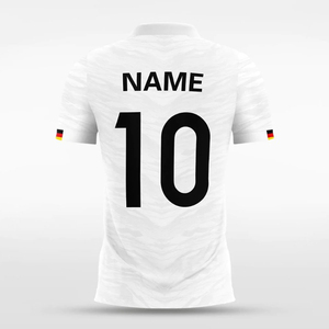 T-shirt de sport unisexe 100% coton respirant uni, maillot de football personnalisable avec nom et logo, impression par sublimation, manches courtes, entraînement - Product Image 3