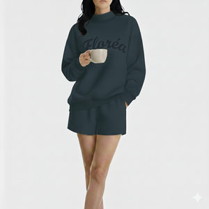 Women Casual Oversized Long Front Mockneck Pullover Winter/Autumn Eco-Friendly Loose Soft Streetwear Fashion <b>Top</b> for Everyday - Product Image 1