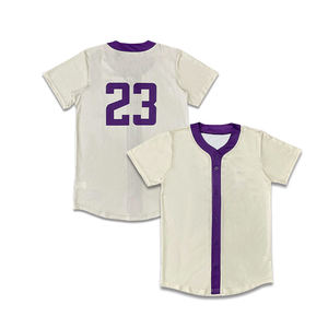Camiseta de Béisbol Juvenil sublimada personalizada, ropa deportiva transpirable de poliéster 100%, camiseta de béisbol en blanco para jugadores de Softbol - Product Image 1