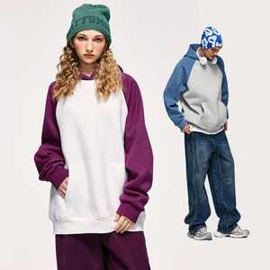 Unisex Cotton Pullover Hoodie Custom Logo Printed <b>Thick</b> Heavy Blank for Men Winter Season Hooded Plain Dyed Techniques Wholesale - Product Image 2