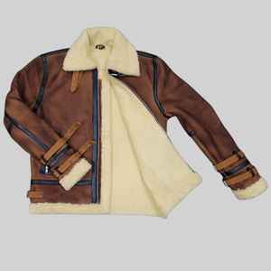 Automne hiver chaud pilote de vol vêtements d'extérieur hommes col montant avec fermeture à glissière et capuche amovible ODM approvisionnement - Product Image 3