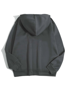 Conjunto Deportivo Personalizado Unisex de Invierno con Capucha, 2 Piezas, Cortavientos, Liso, 100% Algodón, Corte Regular para Hombre - Product Image 6