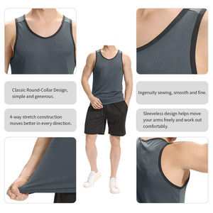 Top vente du fabricant Premium Style femmes débardeur Unique col en V tricoté toile étiquette personnalisée Fitness décontracté XS taille basse - Product Image 6