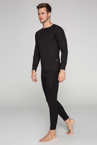 Traje de calefacción inteligente para parejas de invierno, ropa interior térmica de terciopelo de dos piezas para hombres y mujeres, Calzoncillos largos antiestáticos ecológicos - Product Image 6