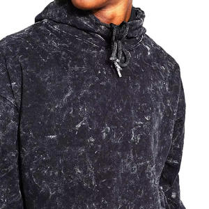 เสื้อมีฮู้ดแฟชั่น2024สำหรับผู้ชายเสื้อฮู้ดผ้า100% ผ้าฝ้ายขนแกะเสื้อฮู้ดซักกรดใช้ได้ทั้งชายและหญิง - Product Image 6