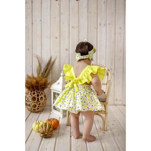 Bandana bambina dolce frutta vestito limone - Product Image 2