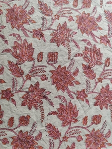 Mantel de algodón indio bohemio bloque de mano impreso decoración de mesa de boda rústica - Product Image 2