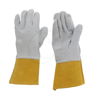 Gants de soudage Tig à manchette élastique à doigt complet Gants de soudage Tig résistants aux coupures pour la vente en ligne - Product Image 3