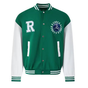 Ropa de calle de diseño único fabricada en Pakistán, las mejores chaquetas de béisbol con letras para hombre, Material de plumón de alta calidad - Product Image 6