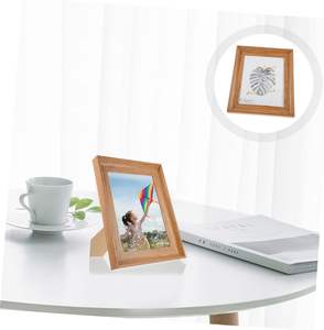 1pc cadre photo tableau photo pour bureau présentoir en bois cadre photo rétro cadre photo rustique - Product Image 2
