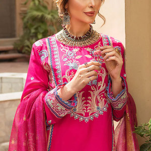 Colección de 3 piezas para mujer, traje de 3 piezas con costuras para césped, ropa india y paquistaní, verano, 2023 - Product Image 5