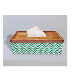 Elegante caja de pañuelos de madera Artesanía impresa Venta caliente Caja de pañuelos de madera de lujo Caja de pañuelos de la mejor calidad - Product Image 3