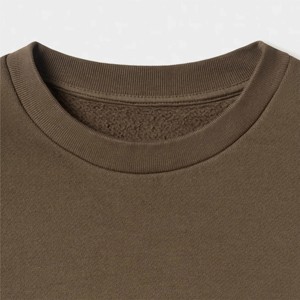 2025, ropa informal elegante para hombre, sudaderas de colores sólidos, cuello redondo, costilla, brazo, logotipo personalizable, tallas XS a 6XL para invierno - Product Image 3