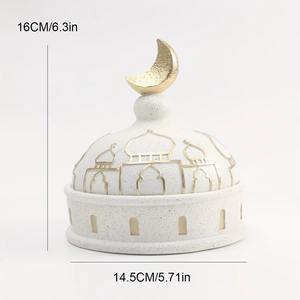 Impresionante mezquita de cerámica decoración de Ramadán centro de mesa con acentos de Luna decoración de sala de oración perfecta nuevo artículo al por mayor - Product Image 3