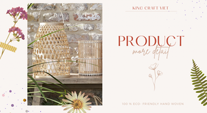 2026 New Design Bamboo <b>Lantern</b> Woven <b>Lantern</b> Bamboo Candle Holder <b>Lampshade</b> Hanging Outdoor Light for Home Decor Made in Vietnam - Product Image 5