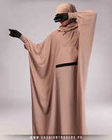Robe longue ample respirante de haute qualité avec poche kangourou intégrée et capuche pour tenue islamique modeste pour femmes musulmanes