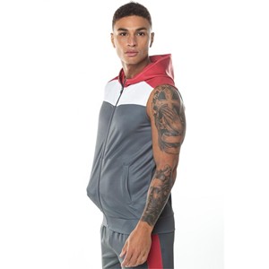 350gsm Logo personnalisé hommes lavage à l'acide en détresse patchs sweats à capuche impression par transfert de chaleur surdimensionné Boxy sweat à capuche zippé pour unisexe - Product Image 2