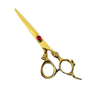Salon Dragon poignée droitier ciseaux de coupe de cheveux cisailles de coiffeur professionnelles 440C acier inoxydable tranchant amincissement - Product Image 4