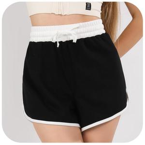 Vente en gros de shorts d'entraînement de haute qualité 100% coton pour femmes OEM Logo imprimé Fabricant personnalisé Conception ample - Product Image 1