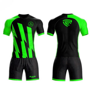 Ensembles d'uniformes tendance de maillots de football impression par sublimation de conception personnalisée pour hommes - Product Image 4