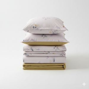 Ensemble de draps et de taies d'oreiller en polyester 100% doux, respirant, uni, de luxe, taille Queen, pour hôtel et usage domestique, 400TC - Product Image 2