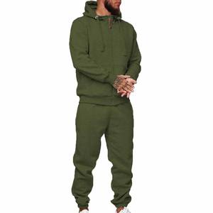 Ensemble survêtement personnalisé surdimensionné avec fermeture éclair et strass, sweat-shirt et pantalon de survêtement ample, pour homme, téléchargé par Dress Sports - Product Image 4