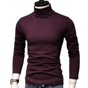 เสื้อยืดผู้ชายแบบแห้งเร็วระบายอากาศได้ดีผ้าคอตตอนเนื้อนุ่มนุ่มเหมาะสำหรับฤดูหนาวโลโก้ตามสั่ง - Product Image 4