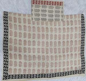 Respirant fabriqué à la main 100% coton écharpe Jaipur traditionnel main bloc imprimé écharpe légère à la main doux coton écharpe - Product Image 6