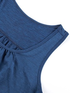 เสื้อกล้ามระบายอากาศแห้งเร็วของผู้หญิงเสื้อกล้ามสำหรับใส่วิ่งและเล่นโยคะเสื้อผ้าออกกำลังกายแบบยืดหยุ่นเสื้อกล้ามระบายอากาศได้ดีแขนกุดแห้งเร็ว - Product Image 4