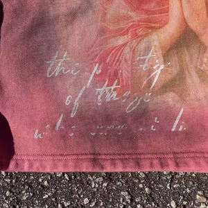 Vêtements d'extérieur Design unique Strass Hommes Impression numérique T-shirts graphiques lavés à l'acide Double T-shirts PAR AMAZING INDUSTRIES - Product Image 6