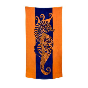 Fast Delivery Wholesale Supply of <b>Extra</b> <b>Large</b> 100% Cotton Velour Beach <b>Towels</b> with Custom Design for Global Buyers - Product Image 3