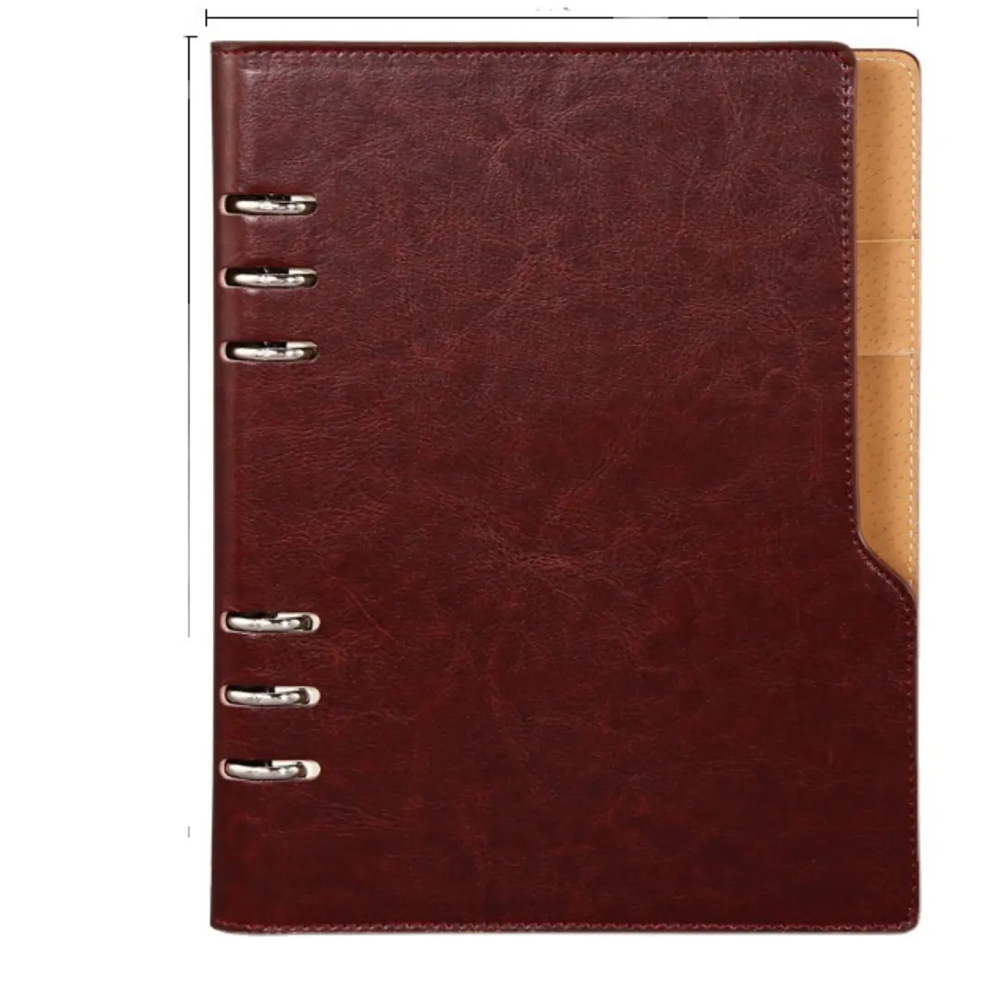 Fabricante A5 Oficina Creativa de negocios cuaderno de hojas sueltas caja de regalo logotipo personalizado Bloc de notas personalización